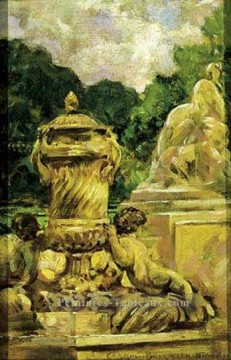 Jardin de la Fontaine Aï Nîmes France James Carroll Beckwith Peinture à l'huile